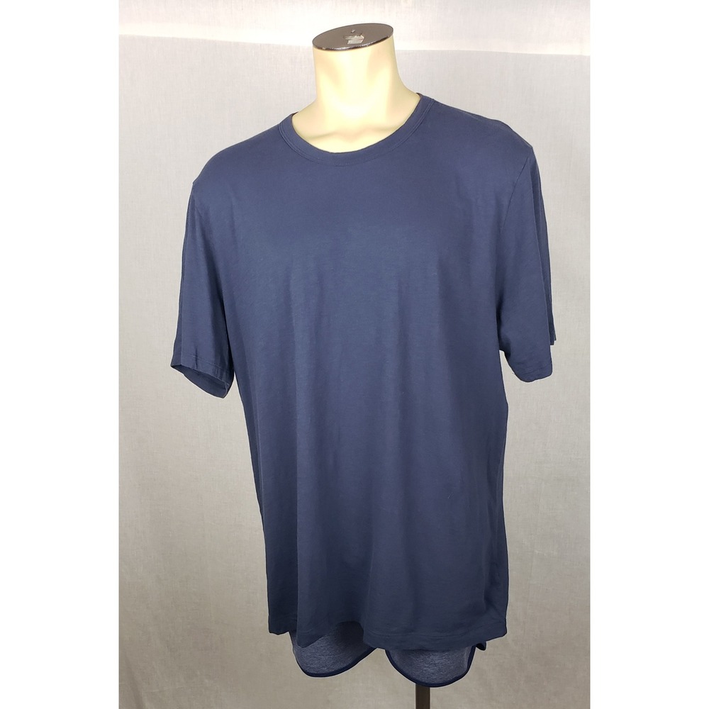 Buck Mason Midnight Slub Tall Classic Tee Navy Blue XXL Sustainable Minimalist